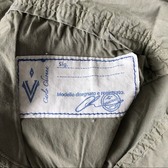 NEW with Tags €135 CARLO CHIONNA Trousers Stretch Garment Dye Made in ITALY - Picture 4 of 10